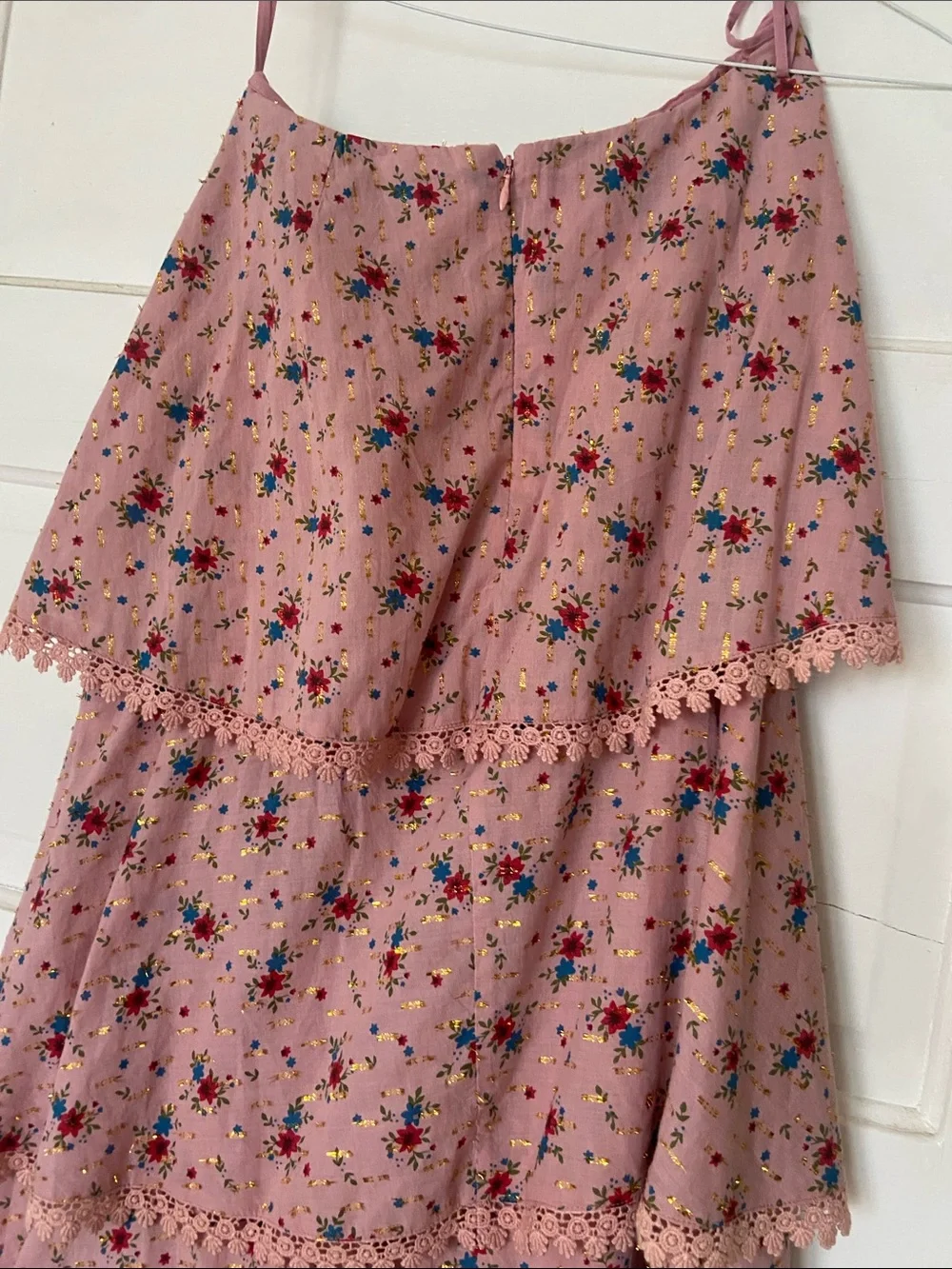 NWT Eddy Primrose and Floral Tiered Brenda Skirt Size Small